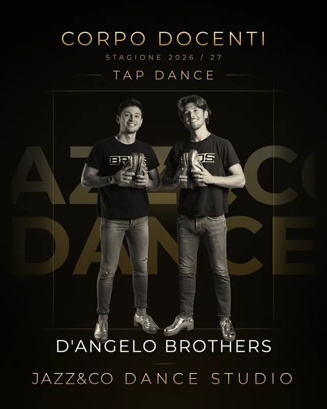 D'Angelo Brothers, insegnante di Tap Dance alla scuola di danza Jazz&Co Dance Studio di San Cesareo