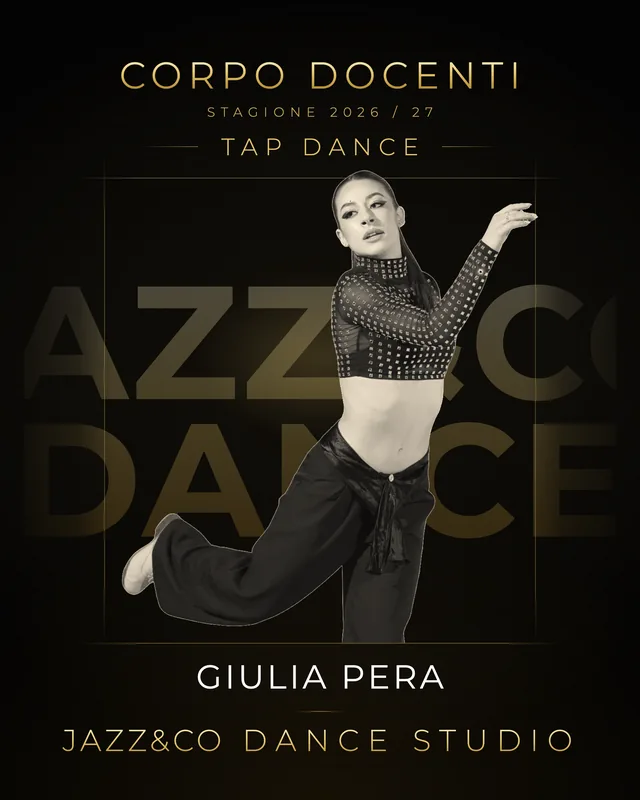 Giulia Pera, insegnante di Tap Dance alla scuola di danza Jazz&Co Dance Studio di San Cesareo