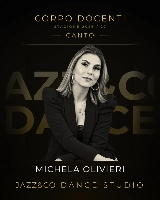 Michela Olivieri, insegnante di Canto alla scuola di danza Jazz&Co Dance Studio di San Cesareo